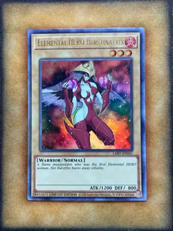 Yugioh Elemental HERO Burstinatrix LART-EN041 Ultra Rare Lost Art Promo NM - Image 1