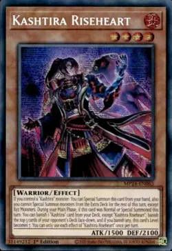 YUGIOH KASHTIRA RISEHEART PRISMATIC SECRET RARE 1ST EDITION NEAR MINT MP24-EN065 - Image 1