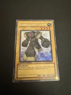 Elemental Hero Clayman - Secret Rare - EHC2-EN002 - Limited Edition LP - Image 3