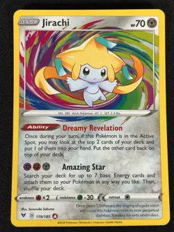 Pokemon Jirachi 119/185 Holo (NM) - Image 1