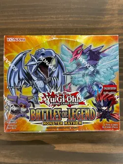 Yugioh Battles of Legend: Monster Mayhem Booster Box 1st Edition 24 Packs! - Image 1