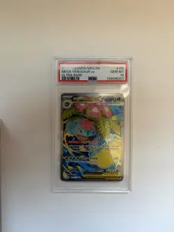 2025 POKEMON MEG EN-MEGA EVOLUTION ULTRA RARE #155 MEGA VENUSAUR EX PSA 10 - Image 1