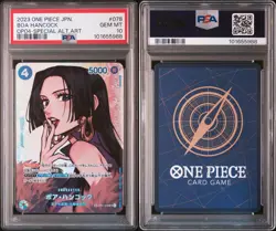 Boa Hancock SP Alt Art OP04-078 Japanese One Piece Card PSA 10 - Image 2