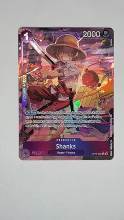Shanks OP13-065 Carrying On His Will Alt Art One Piece - Image 1