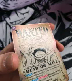 One Piece OP09 Monkey D. Luffy WANTED SP Alt Art (op05-119) NM-Mint - Image 2