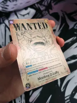 One Piece OP09 Monkey D. Luffy WANTED SP Alt Art (op05-119) NM-Mint - Image 3