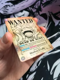 One Piece OP09 Monkey D. Luffy WANTED SP Alt Art (op05-119) NM-Mint - Image 4