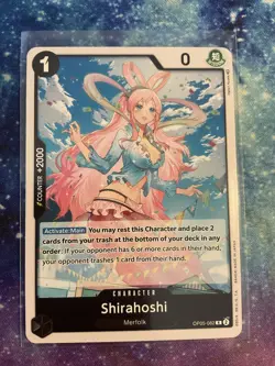 2023 ONE PIECE ENGLISH AWAKENING OF THE NEW ERA SHIRAHOSHI OP05-082 (R) RARE - Image 1