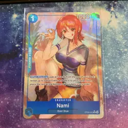 One Piece Emperors In The New World Nami OP09-050 R Alt Art English - NM - Image 1
