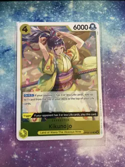 Kikunojo OP06-104 One Piece Wings Of The Captain English NM Ready To Ship - Image 1
