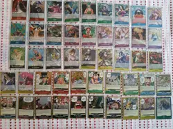 One Piece TCG English Lot ×47 All Foils (No Duplicates) - Image 1