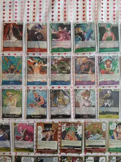 One Piece TCG English Lot ×47 All Foils (No Duplicates) - Image 2
