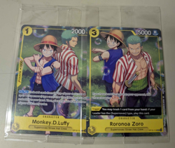 One Piece TCG Roronoa Zoro & Monkey.D.Luffy Set Sail Event Promos - Image 1
