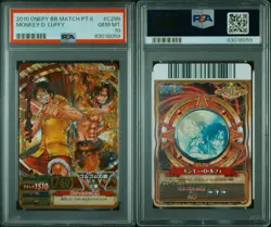 2010 ONE PIECE ONEPY BERRY BERRY MATCH VOL.8 #C299 MONKEY D. LUFFY (POP 18) - Image 3