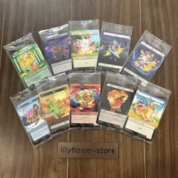 MTG Final Fantasy Plastic Tokens Complete Set of 10 JPN limited FF Family Mart - Image 1