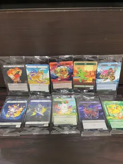 MTG Final Fantasy Plastic Tokens Complete Set of 10 FF Family Mart JPN limited - Image 1