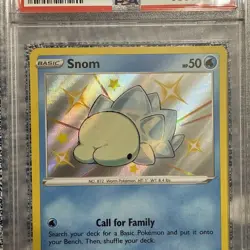 Pokemon TCG Snom SV033/SV122 Shining Fates Holo Card 2021 Shiny PSA 10 - Image 2