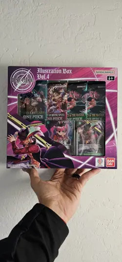 Bandai Namco One Piece Card Game Illustration Box Vol.4 + Promo Cards - Image 1