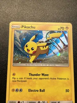 Pikachu SM81 Black Star Promo Holo Rare Card Pokemon Trading Card Game - Image 2