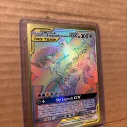 Pokemon TCG Moltres Zapdos Articuno GX Holo Card 69/68 Secret Hidden Fates - Image 1