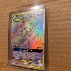 Pokemon TCG Moltres Zapdos Articuno GX Holo Card 69/68 Secret Hidden Fates - Image 3