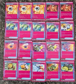 Pokemon TCG Lot Of 52 Pink Item / Tool Cards - Image 2