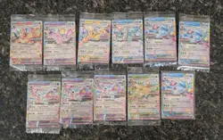 Pokemon PRISMATIC EEVEE EVOLUTION Double Rares 36 Card LOT Stamped, Sealed, More - Image 2
