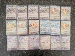 Pokemon PRISMATIC EEVEE EVOLUTION Double Rares 36 Card LOT Stamped, Sealed, More - Image 4
