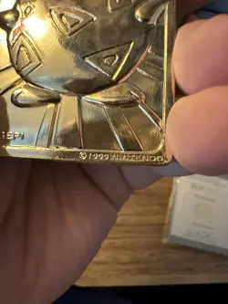Pokemon Togepi 23k Gold-Plated Card 1999 Authentic Burger King Vintage - Image 4