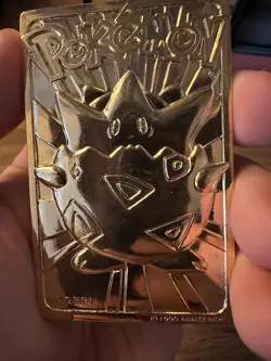 Pokemon Togepi 23k Gold-Plated Card 1999 Authentic Burger King Vintage - Image 5