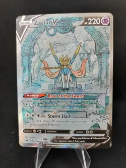 Zacian V GG48/GG70 - Crown Zenith: Galarian Gallery Ultra Rare Pokemon Card NM - Image 1