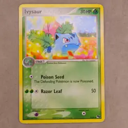 Ivysaur 7/17 Pop Series 2 Promo Vintage Pokemon Card MP Moderately Played - Image 1