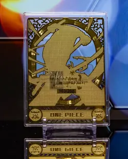 Roronoa Zoro - One Piece Waifu Gold Serial Premium Metal Card LSP - #/200 Anime - Image 2