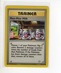 MOO-MOO MILK TRAINER NEO GENESIS SET POKEMON CARD 101/111 LP - Image 1
