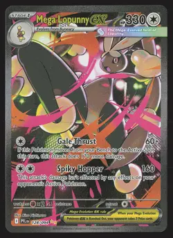 ME02: Phantasmal Flames Mega Lopunny ex #128/094 Pokemon Card - Image 1