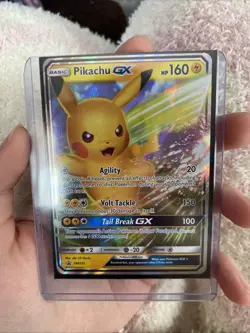Pokemon Pikachu GX SM232 Holo Rare Card Sun & Moon Black Star Promo - Image 1
