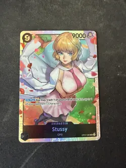 One Piece Card Game 500 Years in the Future Stussy SR Op07-085 English Nm - Image 1