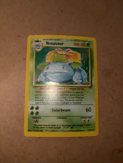 Pokemon TCG Venusaur Base Set Holo Unlimited Rare Card 15/102 - Image 2