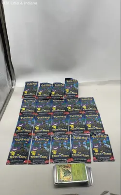 Lot Of Pokemon Trick or Trade Halloween Cards Some Still Sealed - Image 1