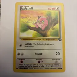 1999 Pokemon Jungle #54/64 Jigglypuff Unlimited Common Card - Image 1