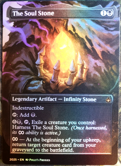 The Soul Stone FOIL Proxy Playtest Card with Custom Art Design - Image 3