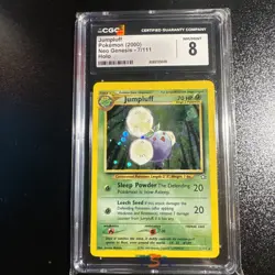 CGC 8 Jumpluff 2000 Neo Genesis 7/111 Holo Pokemon Card - Image 1