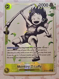 ST13-014 Monkey.D.Luffy C Parallel One Piece TCG English Promo Card - Image 1