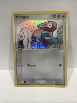 Porygon 80/113 Reverse Holo ex Delta Species Stamped Foil Pokemon TCG Card - Image 1