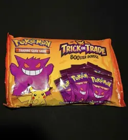Pokemon TCG BOOster Trick Or Trade Trading Card Game-40 Packs-120 Cards 820650850783 - Image 1