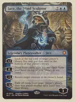 Jace, the Mind Sculptor Borderless - Mythic - Commander: Bloomburrow MTG - Image 1