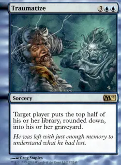 Magic 2011 (M11) #77 Traumatize - Image 1