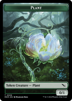 x1 Plant Karlov TMKM MTG 9 TOKEN M/NM 1x - Image 1