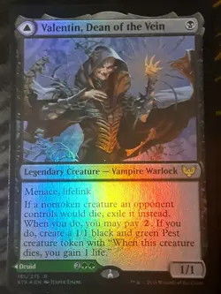 Valentin Dean of the Vein FOIL , Strixhaven SoM ,NM,MTG,FREE SHIPPING - Image 1