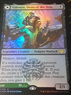 Valentin Dean of the Vein FOIL , Strixhaven SoM ,NM,MTG,FREE SHIPPING - Image 2